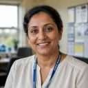 Portrait of Priya, a nhs nurse manager from United Kingdom